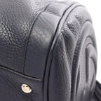 Gucci Tote Soho Cellarius Navy Leather Interlocking Mini Boston Bag — view 8