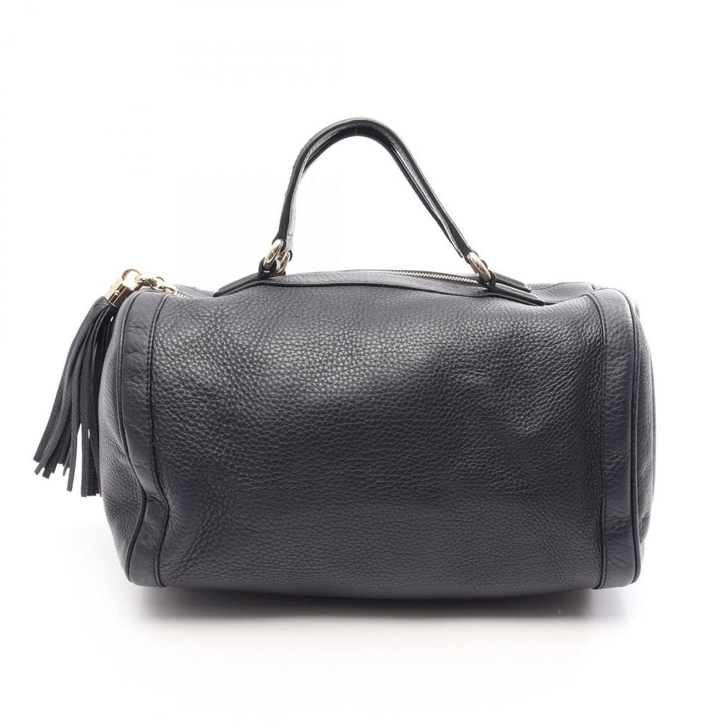 Gucci Tote Soho Cellarius Navy Leather Interlocking Mini Boston Bag