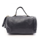 Gucci Tote Soho Cellarius Navy Leather Interlocking Mini Boston Bag