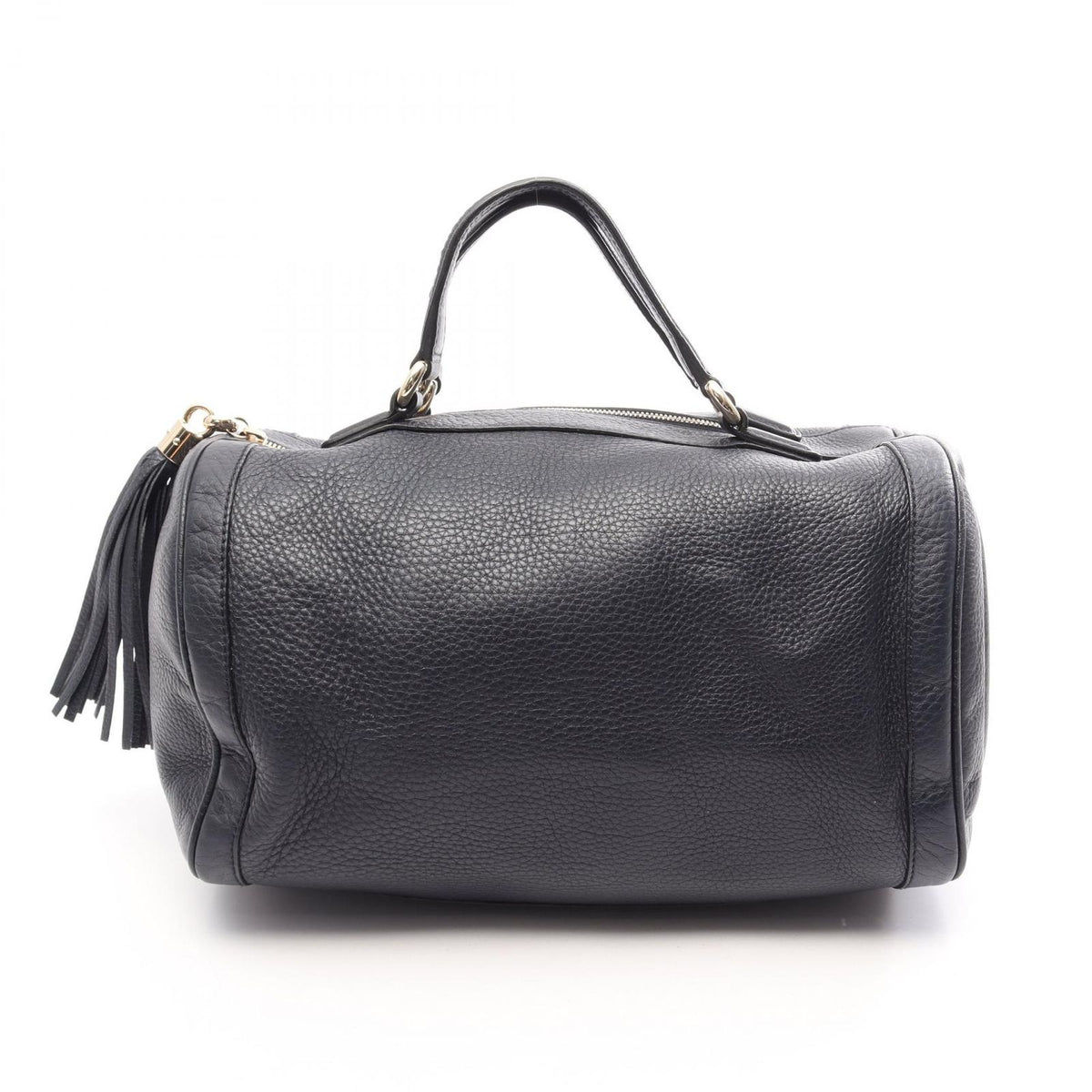 Gucci Tote Soho Cellarius Navy Leather Interlocking Mini Boston Bag