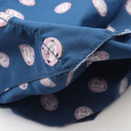 Prada Tote Bag Triangle Logo Blue Pink White Nylon — view 7