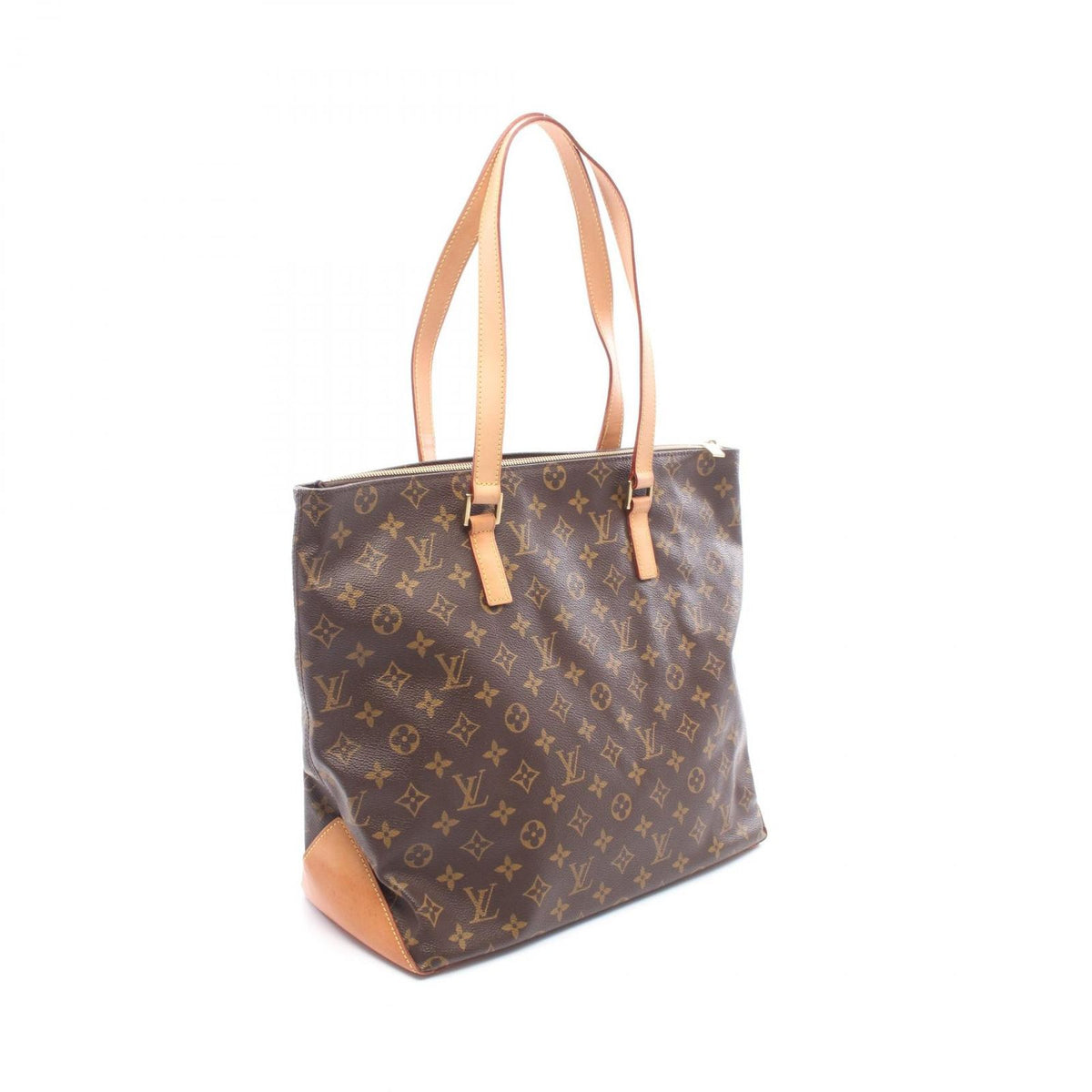 Louis Vuitton Tote Bag Cabas Mezzo Canvas Leather Caba — view 2
