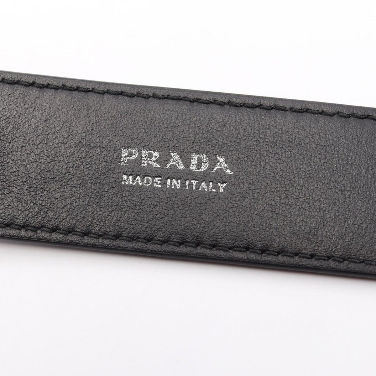 Prada Belt Triangle Logo 2 Saffiano Leather — view 4