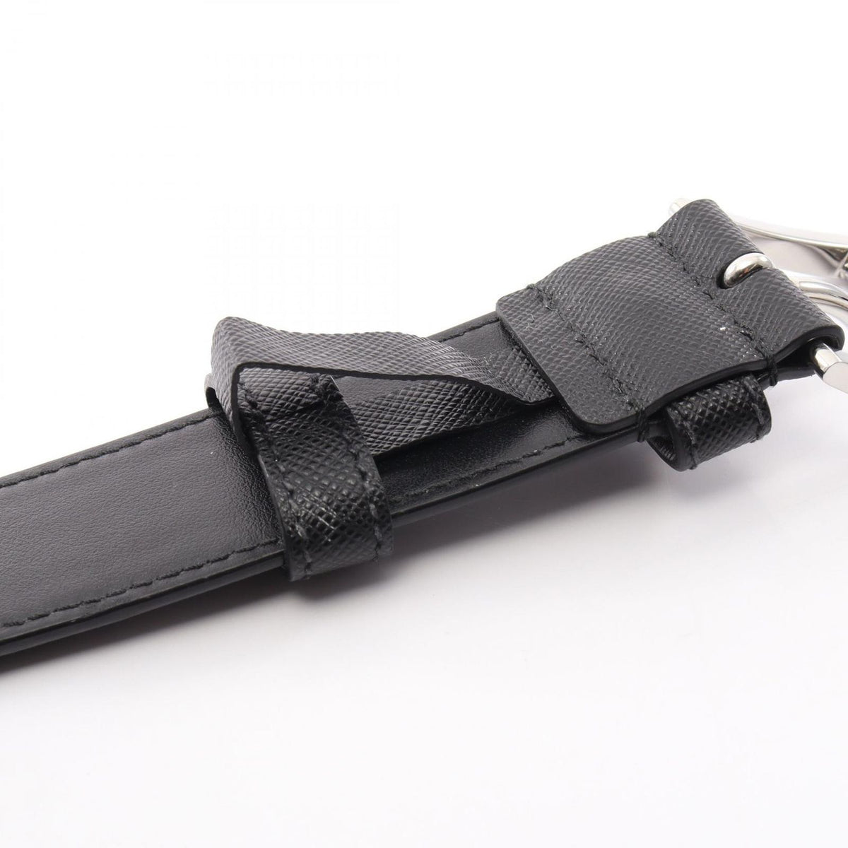 Prada Belt Triangle Logo 2 Saffiano Leather — view 8