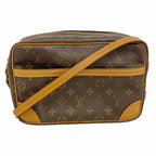 Louis Vuitton Shoulder Bag Monogram Trocadero 27 Brown