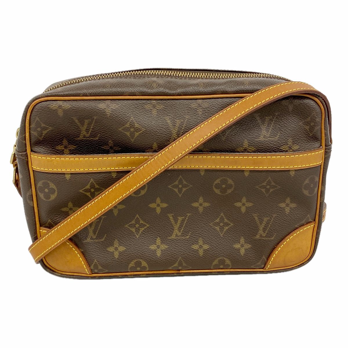 Louis Vuitton Shoulder Bag Monogram Trocadero 27 Brown