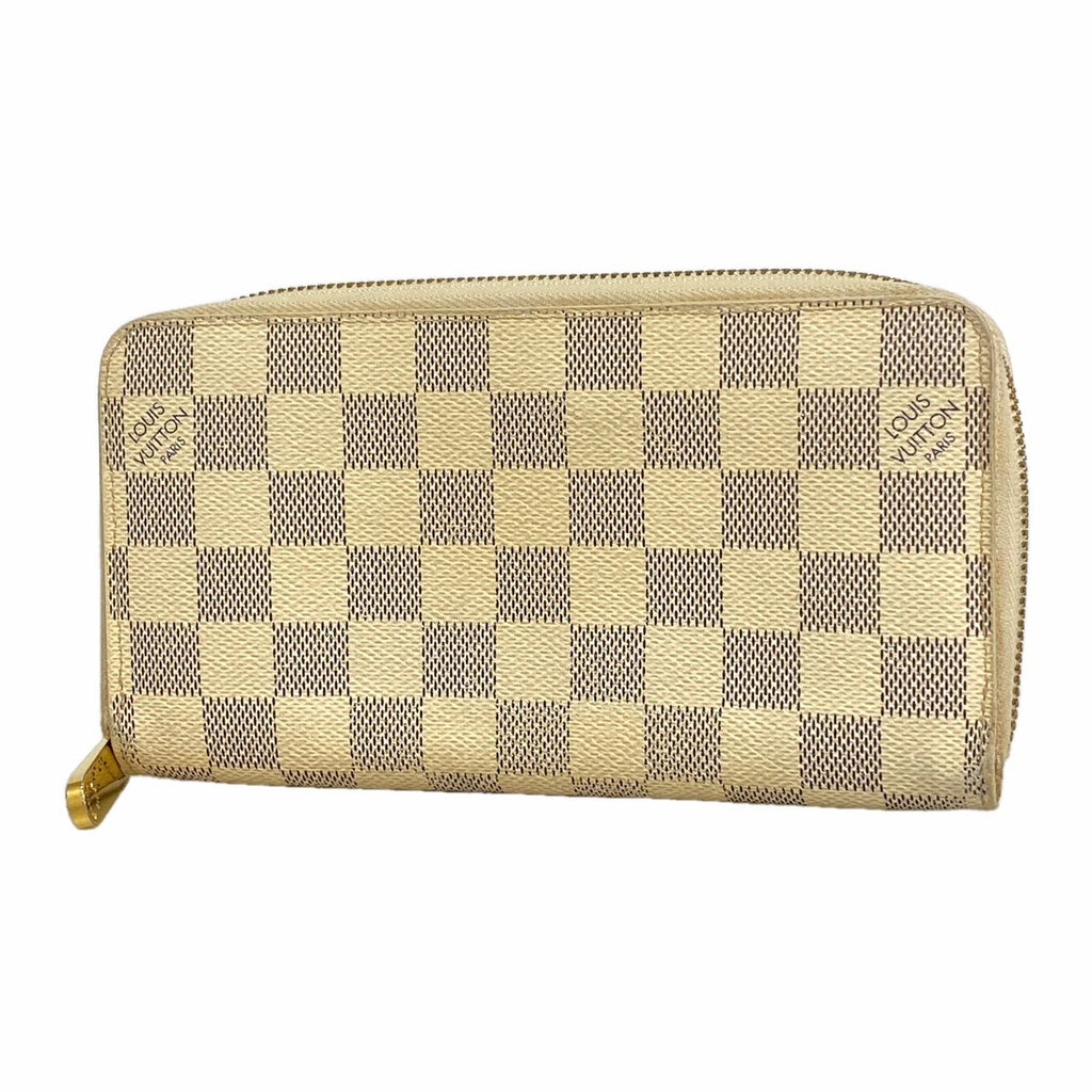 Louis Vuitton Wallet Damier Azur Zippy White