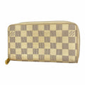 Louis Vuitton Wallet Damier Azur Zippy White