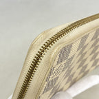 Louis Vuitton Wallet Damier Azur Zippy White — view 7