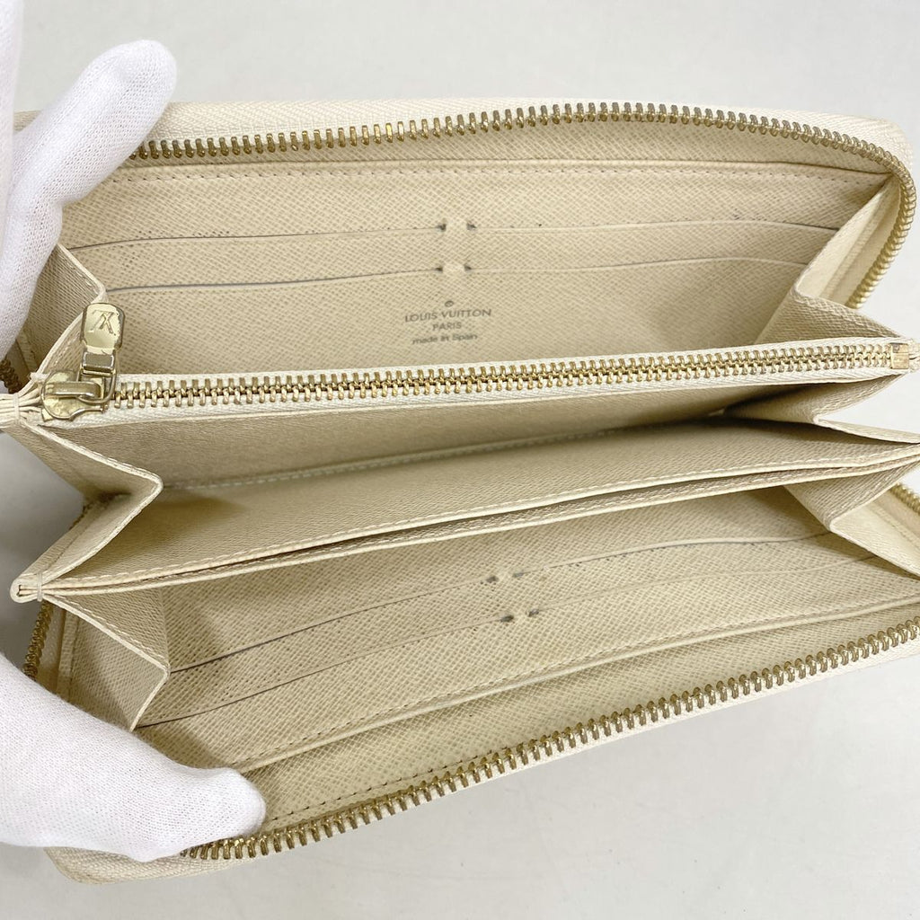 Louis Vuitton Wallet Damier Azur Zippy White — view 4