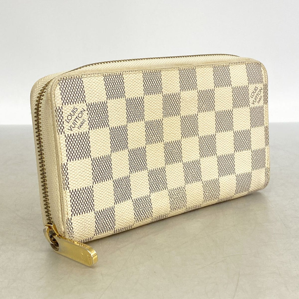 Louis Vuitton Wallet Damier Azur Zippy White — view 2