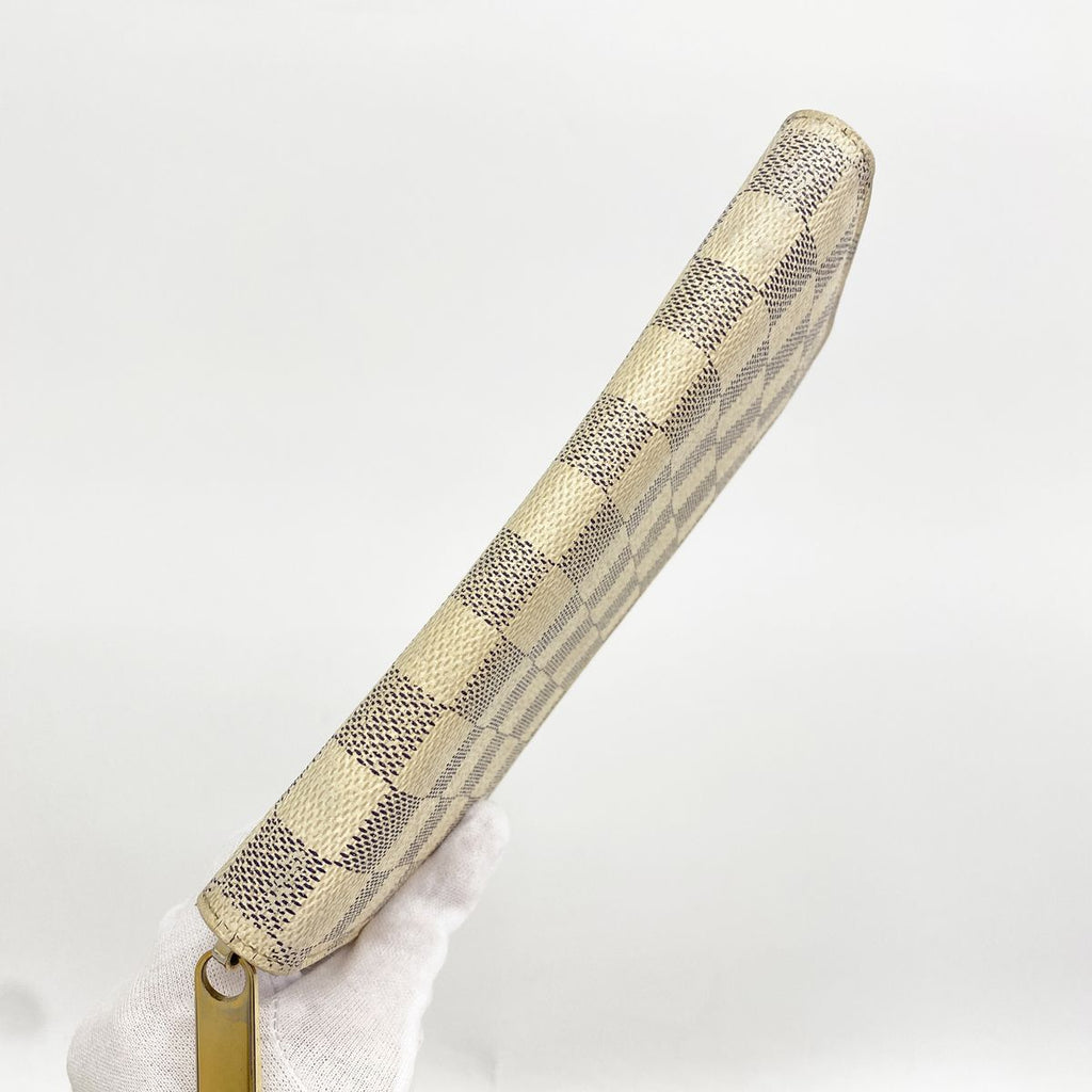 Louis Vuitton Wallet Damier Azur Zippy White — view 3
