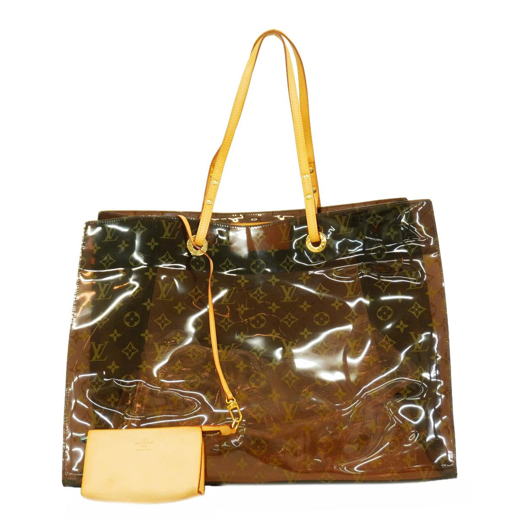 Louis Vuitton Tote Bag Monogram Vinyl Caba Cruise Brown
