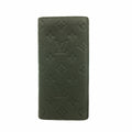 Louis Vuitton Wallet Monogram Taurillon Portefeuille Brazza Black