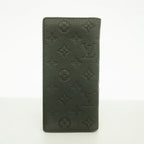 Louis Vuitton Wallet Monogram Taurillon Portefeuille Brazza Black — view 6