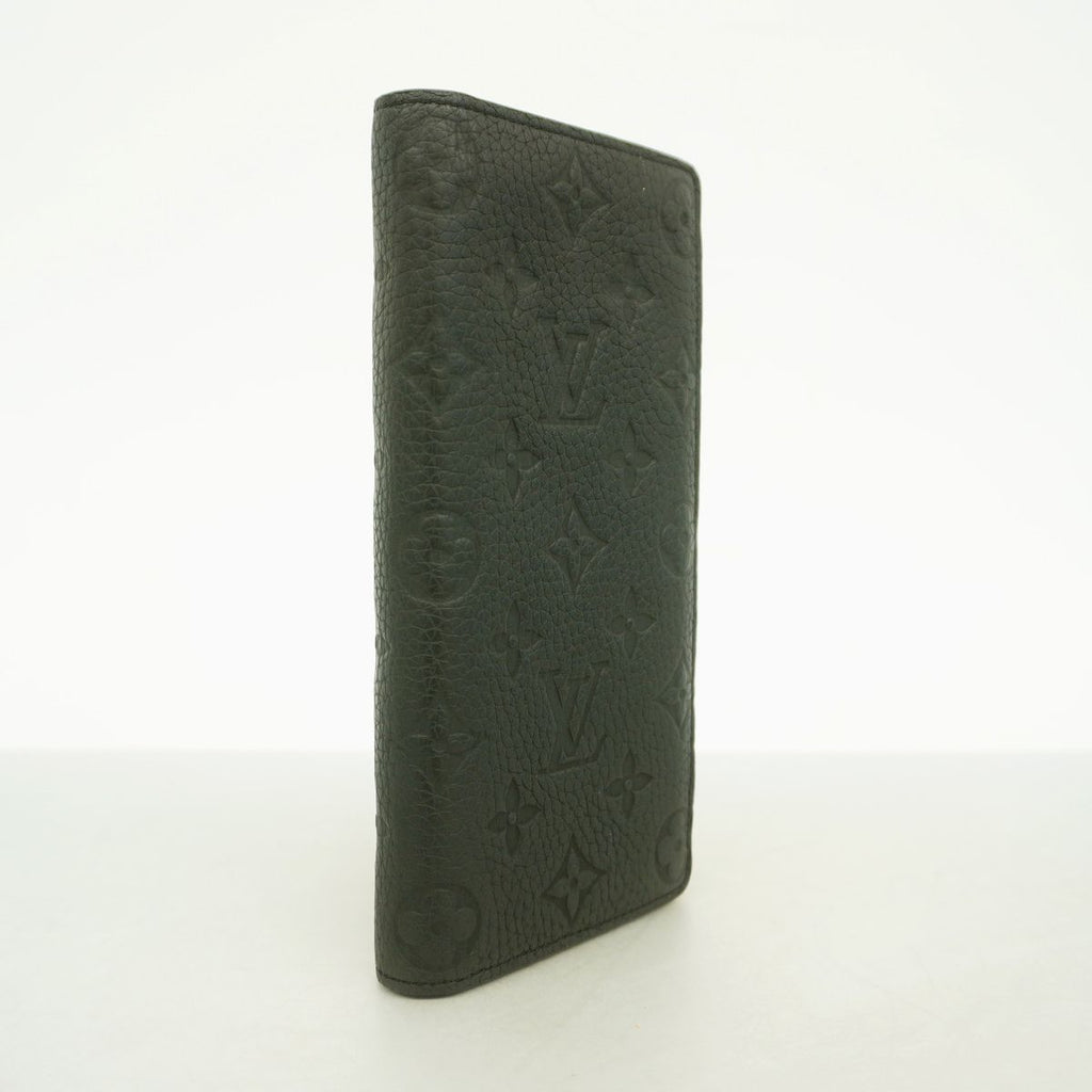 Louis Vuitton Wallet Monogram Taurillon Portefeuille Brazza Black — view 2