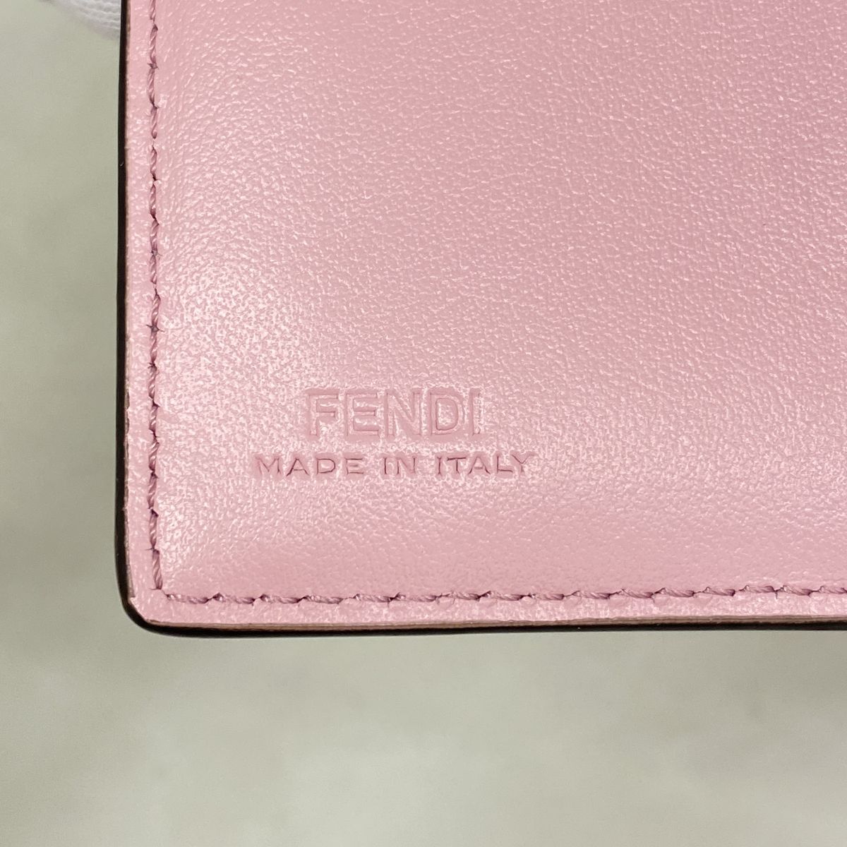 Fendi Wallet Leather Pink Gold — view 4