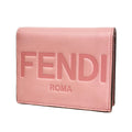 Fendi Wallet Leather Pink Gold