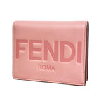 Fendi Wallet Leather Pink Gold