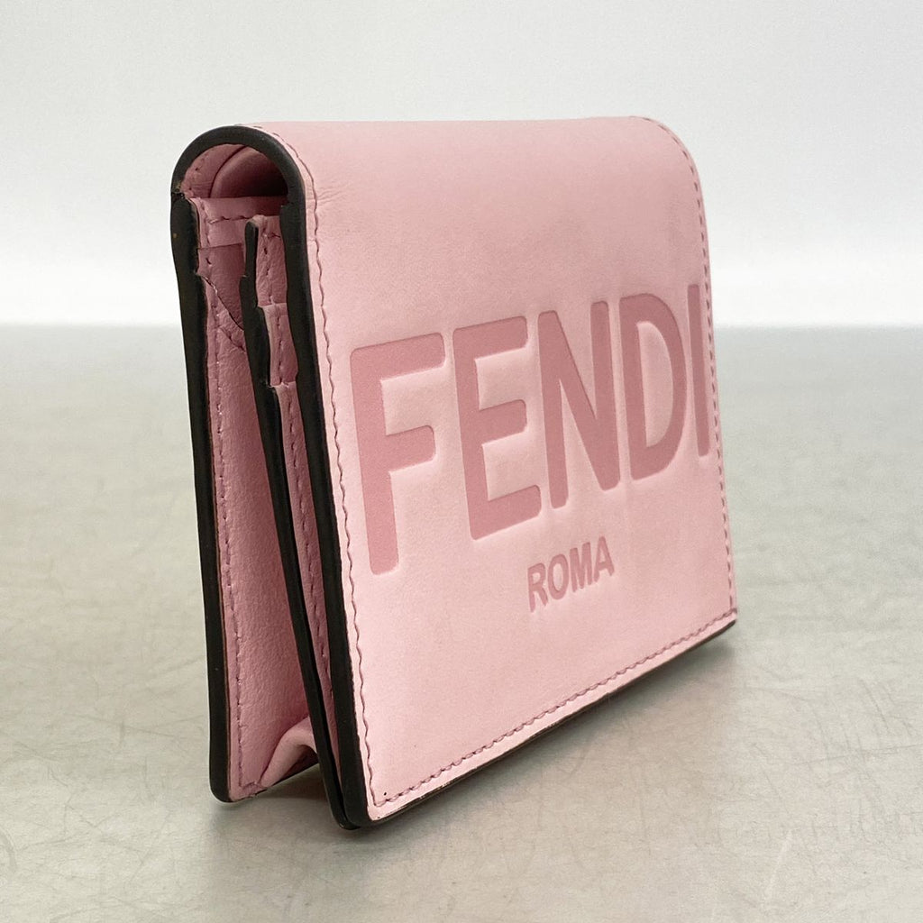 Fendi Wallet Leather Pink Gold — view 2