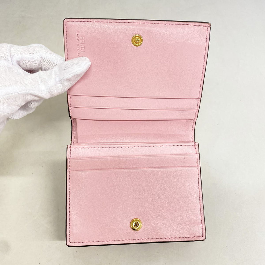 Fendi Wallet Leather Pink Gold — view 3
