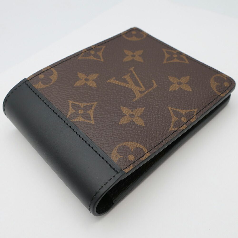 Louis Vuitton Heaven Portefeuille Multiple Bifold Wallet Monogram Black Brown — view 3