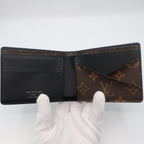 Louis Vuitton Heaven Portefeuille Multiple Bifold Wallet Monogram Black Brown — view 5