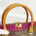 Louis Vuitton Handbag Monogram Pallas BB Gray 2-Way — view 8