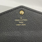 Louis Vuitton Wallet Monogram Empreinte Bicolor Portefeuille Sarah Black Beige — view 4