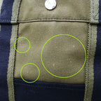 Hermes Tote Fourre Tout MM Canvas Khaki Green Navy Handbag Going Out Everyday — view 8