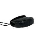 Saint Laurent Vintage Leather Shoulder Bag Pochette Crossbody Black — view 7