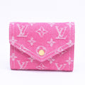 Louis Vuitton Portefeuille Victorine Trifold Wallet Monogram Denim Pink