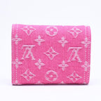 Louis Vuitton Portefeuille Victorine Trifold Wallet Monogram Denim Pink — view 2