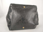 Saint Laurent Tote Bag Rive Gauche Downtown Black Patent Leather Gold — view 4