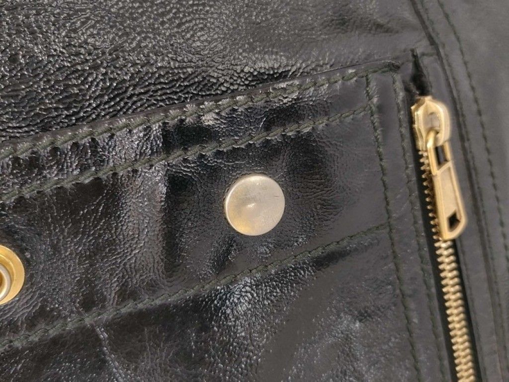Saint Laurent Tote Bag Rive Gauche Downtown Black Patent Leather Gold — view 7