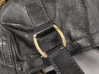Saint Laurent Tote Bag Rive Gauche Downtown Black Patent Leather Gold — view 5