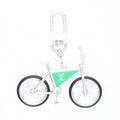 Louis Vuitton Bijou de Sac Bike Sac Charm Key Holder Silver Green