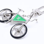 Louis Vuitton Bijou de Sac Bike Sac Charm Key Holder Silver Green — view 3
