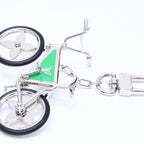 Louis Vuitton Bijou de Sac Bike Sac Charm Key Holder Silver Green — view 6
