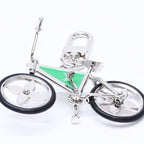 Louis Vuitton Bijou de Sac Bike Sac Charm Key Holder Silver Green — view 7