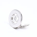 Chanel Vintage CC Logo Earrings 97 Metal Silver — view 2