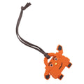 Hermes Ketall Rubber Orange Charm Keychain