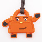 Hermes Ketall Rubber Orange Charm Keychain — view 3
