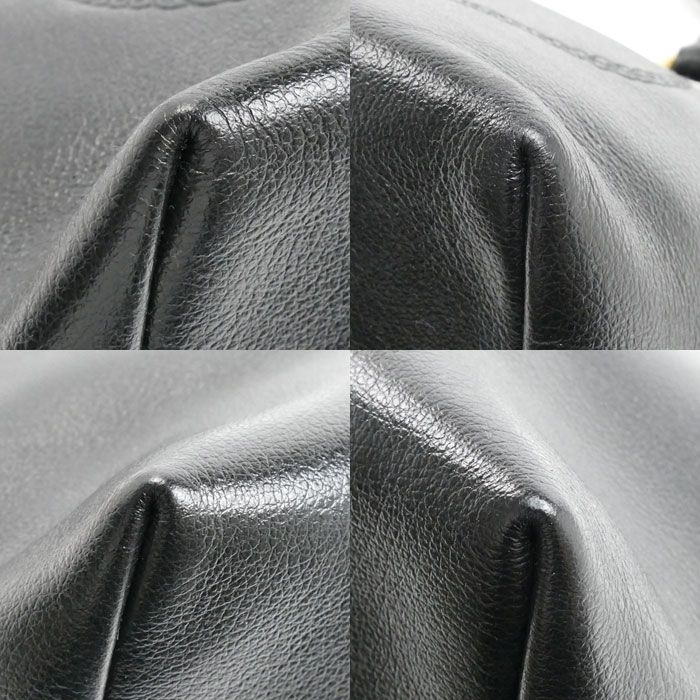 Prada Vitello Daino 2-Way Shoulder Bag Black — view 6