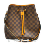 Louis Vuitton Neo Noe Shoulder Bag Damier Ebene Saffron