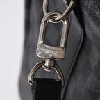 Louis Vuitton Keepall Bandouliere 55 Boston Bag Damier Graphite Black — view 6