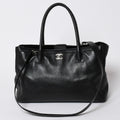 Chanel Executive Tote Bag Medium CC Logo Caviar Leather Black