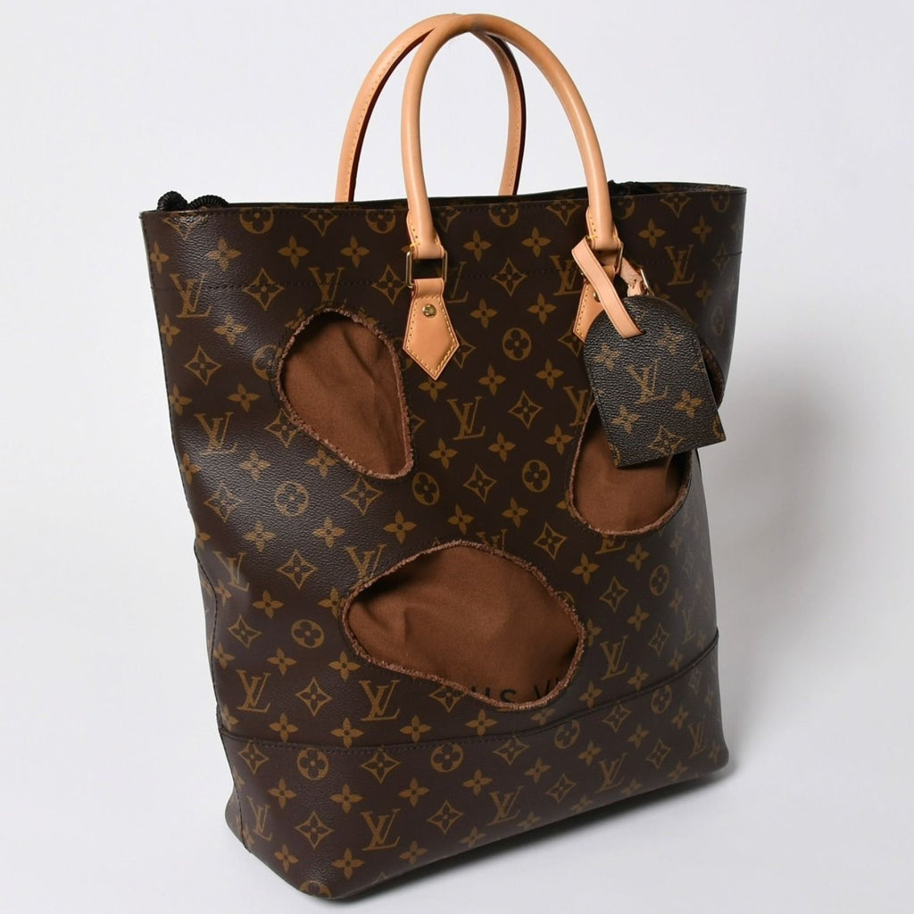 Louis Vuitton with Holes Tote Bag Comme Des Garcons Rei Kawakubo Gold — view 3
