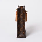 Louis Vuitton Sac Plat 2-Way Bag Monogram Brown Gold Vintage — view 4