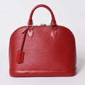 Louis Vuitton Handbag Epi Alma PM Bag Silver